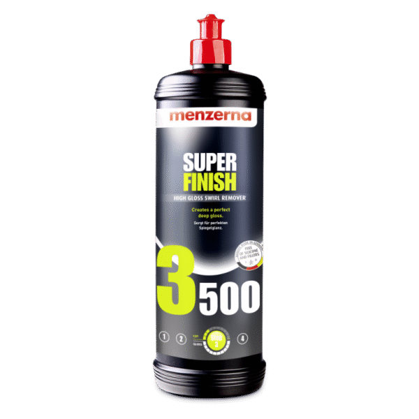 Menzerna 3500 Super Finish 1L – profesjonalna pasta polerska do lakieru, idealna do wykończenia bez hologramów